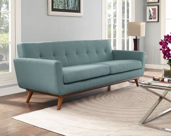 Engage Sofa in Laguna Fabric by Modway w/Options [MWS-Engage Laguna]