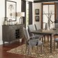 Roux 5Pc Dining Set 5568-78 in Gray by Homelegance w/Options