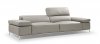 I800 Sofa in Light Grey Leather by J&M