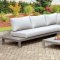 Eliana Outdoor Sectional Sofa CM-OS2591 in Gray w/Options