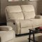 Mayborn Manually Reclining Sofa 53895 in Sand Velvet tby Acme