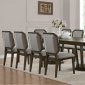 Selma Dining Table 64090 in Tobacco & Gray by Acme w/Options