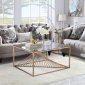 Tralen Coffee Table 81005 in Brushed Copper by Acme w/Options