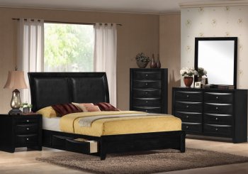 B281 Bedroom in Black w/Optional Casegoods [EGBS-B281]