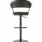 C218A-930 Barstool Set of 2 in Charcoal Eco Leather by J&M