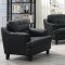 Freeport Sofa & Loveseat Set 508631 in Black - Coaster w/Options