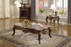 Catania 210 Coffee Table in Dark Cherry w/Marble Top & Options