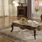 Catania 210 Coffee Table in Dark Cherry w/Marble Top & Options