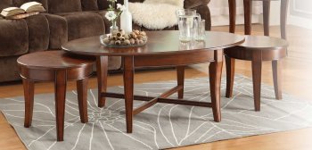 Violetta 3507-30 Coffee Table 3Pc Set by Homelegance w/Options [HECT-3507-30 Violetta]