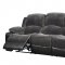 1301 Motion Sofa in Grey & Black by Global w/Options