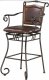 100159 29" Swivel Bar Stool Set of 2 in Brown by Coaster