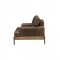 Silchester Chair 52477 in Distressed Chocolate Leather in Acme