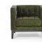 Green Chenille Fabric Modern Roxbury Sofa & Loveseat w/Options