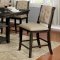 Ledyard 7Pc Counter Ht Dining Set CM3576WN-PT in Dark Walnut