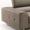 Johnny R015 Genuine Leather Sectional Sofa in Light Grey by IDP