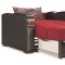 Sleep Plus Sofa Bed in Red Fabric by Casamode w/Options