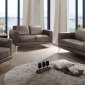 Reagan Sofa 55080 in Brown Stone Polished Microfiber by Acme