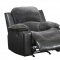 1301 Motion Sofa in Grey & Black by Global w/Options