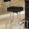 Jacey Bar Table 72665 in Black Velvet Fabric by Acme w/Options