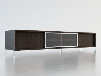 LD03-WAL Lexington Media Cabinet by Modloft in Wenge [MLTV-LD03-WEN Lexington]