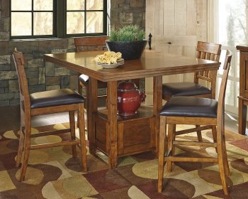 Ralene Counter Height Dining Set 5Pc D594 in Brown by Ashley [SFADS-D594-42 Ralene]