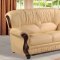 Mina 639 Sofa in Camel Bonded Leather w/Optional Items