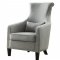 Arles Accent Chair 1270F1S in Grey Fabric by Homelegance