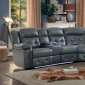 Kalmar Power Reclining Sectional 8255GY in Gray by Homelegance