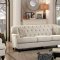 Clemencia Sofa 8380 in Neutral Fabric by Homelegance w/Options