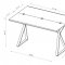 8719 Self-Storing Extension Sofa Table in White by Chintaly