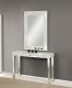 Nerissa Console Table w/Mirror Set 90252 in Mirror by Acme