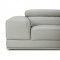 1576 Sectional Sofa in Gray Leather by ESF