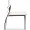 Set of 4 Black, White or Espresso Leatherette Dining Chairs