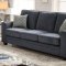 Catherine Sofa & Loveseat Set 52290 in Blue Fabric by Acme