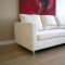 Off White Microfiber Living Room Set