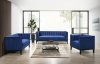 Calais Sofa in Marine Dark Blue Velvet by Elements w/Options