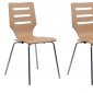 Revana Set of 4 Dining Chairs RC15NW - Natural Wood - LeisureMod