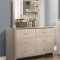 Lana 205181 Kids Bedroom 4Pc Set in Silver Tone by Coaster