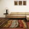 Tan Fabric Modern Sectional Sofa w/Adjustable Backrests