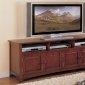 Cherry Finish Classic Plasma or LCD TV Stand w/Storage Cabinet