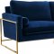 Mila Sofa 678 in Navy Velvet Fabric by Meridian w/Options