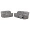 Gilson Motion Sofa 602551 Gray Fabric by Coaster w/Options