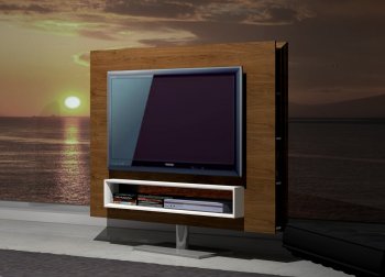 Lisbon Premium Swivel TV Unit in Walnut by J&M [JMWU-Lisbon]