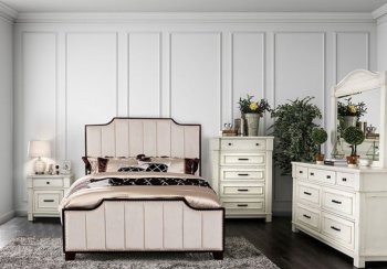 Espin 5Pc Bedroom Set CM7565BG in Beige w/Options [FABS-CM7565BG-Espin]