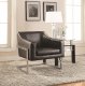 902538 Accent Chair in Black Leatherette by Coaster