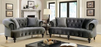 Rayne Sofa CM6179GY in Gray Flannelette w/Options [FAS-CM6179GY-Rayne]