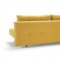 Recast Sofa Bed in Mustard Fabric by Innovation