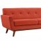 Engage Sofa in Red Fabric by Modway w/Options