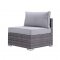 Sheffield Outdoor 4Pc Patio Sofa Set OT01091 in Gray by Acme