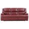 Camila Motion Sofa & Loveseat 610241 in Red by Coaster w/Options